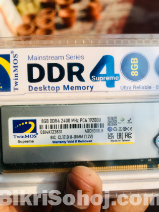 TwinMos 8GB DDR4 Desktop RAM